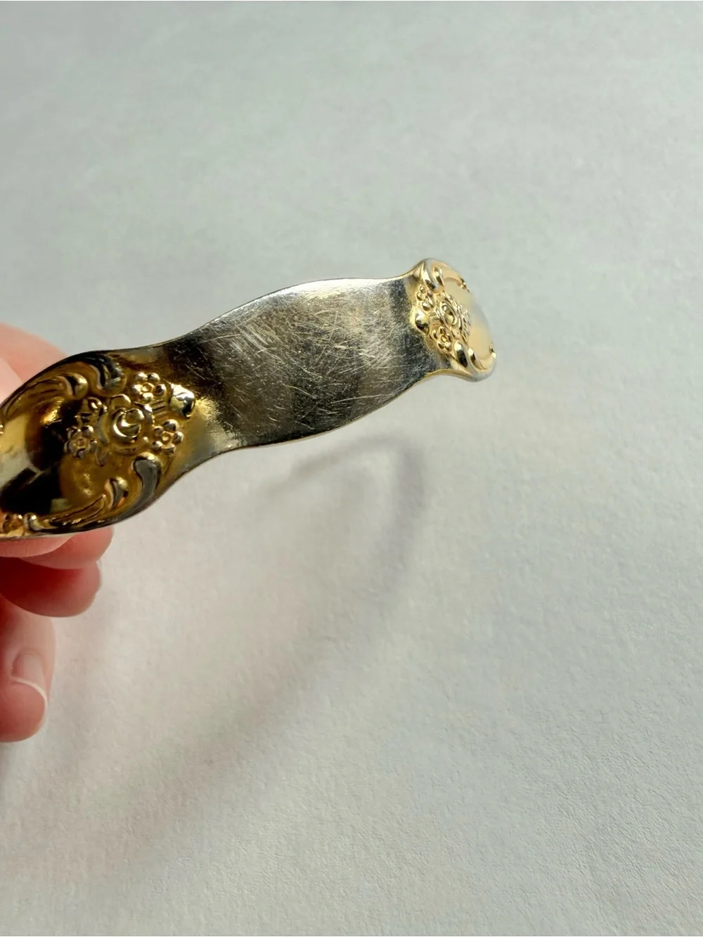 Vintage Spoon Handle Cuff Bracelet